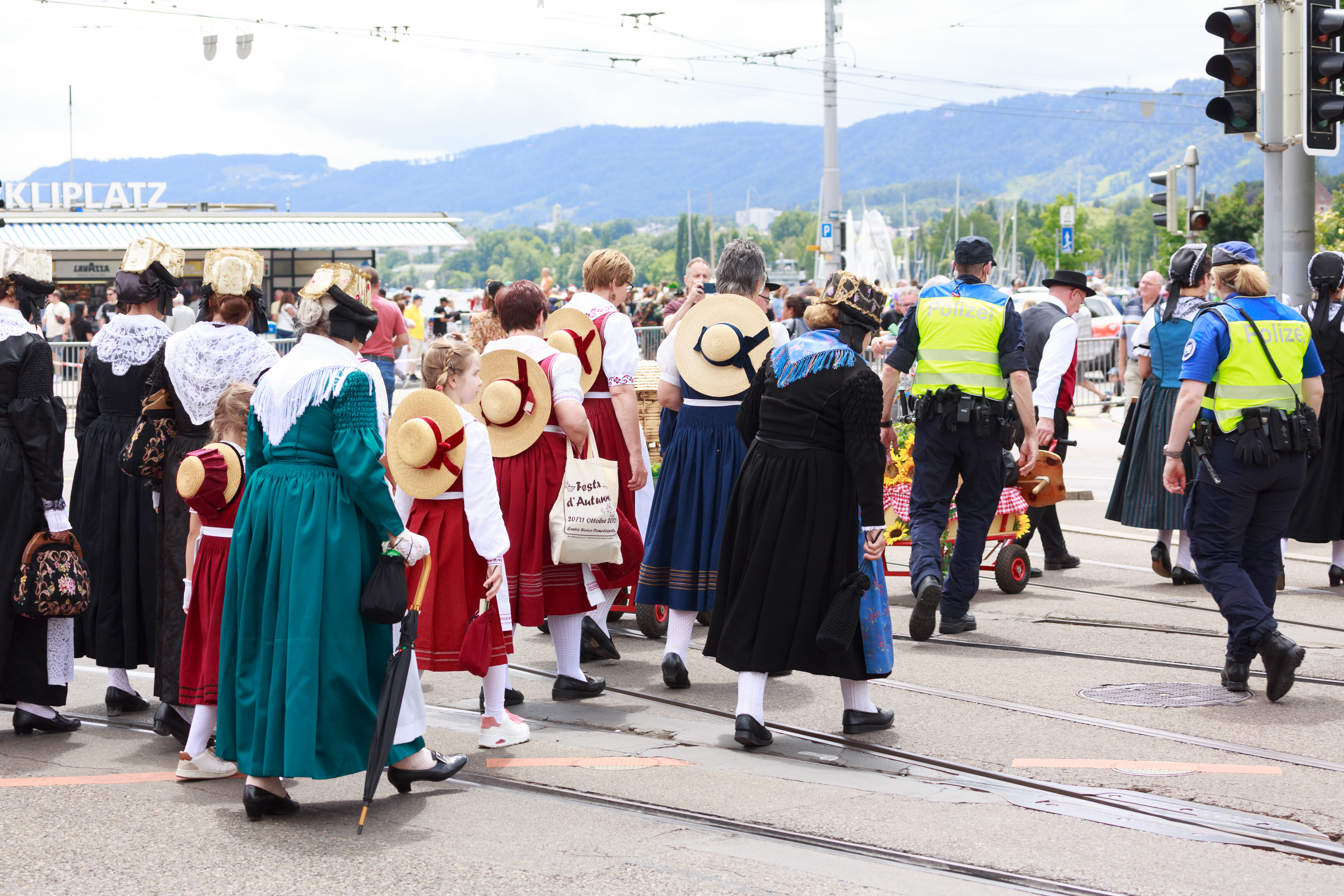 Sonntag auf dem Bürkliplatz