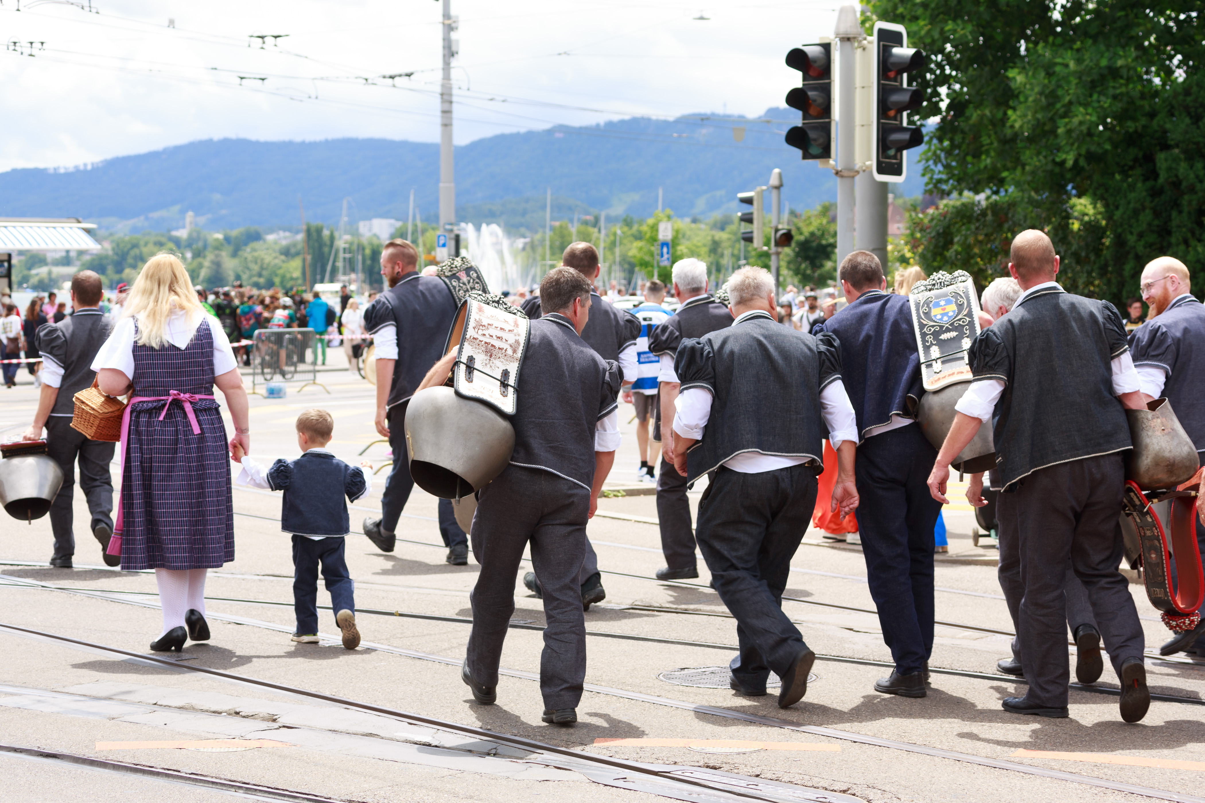 Sonntag auf dem Bürkliplatz