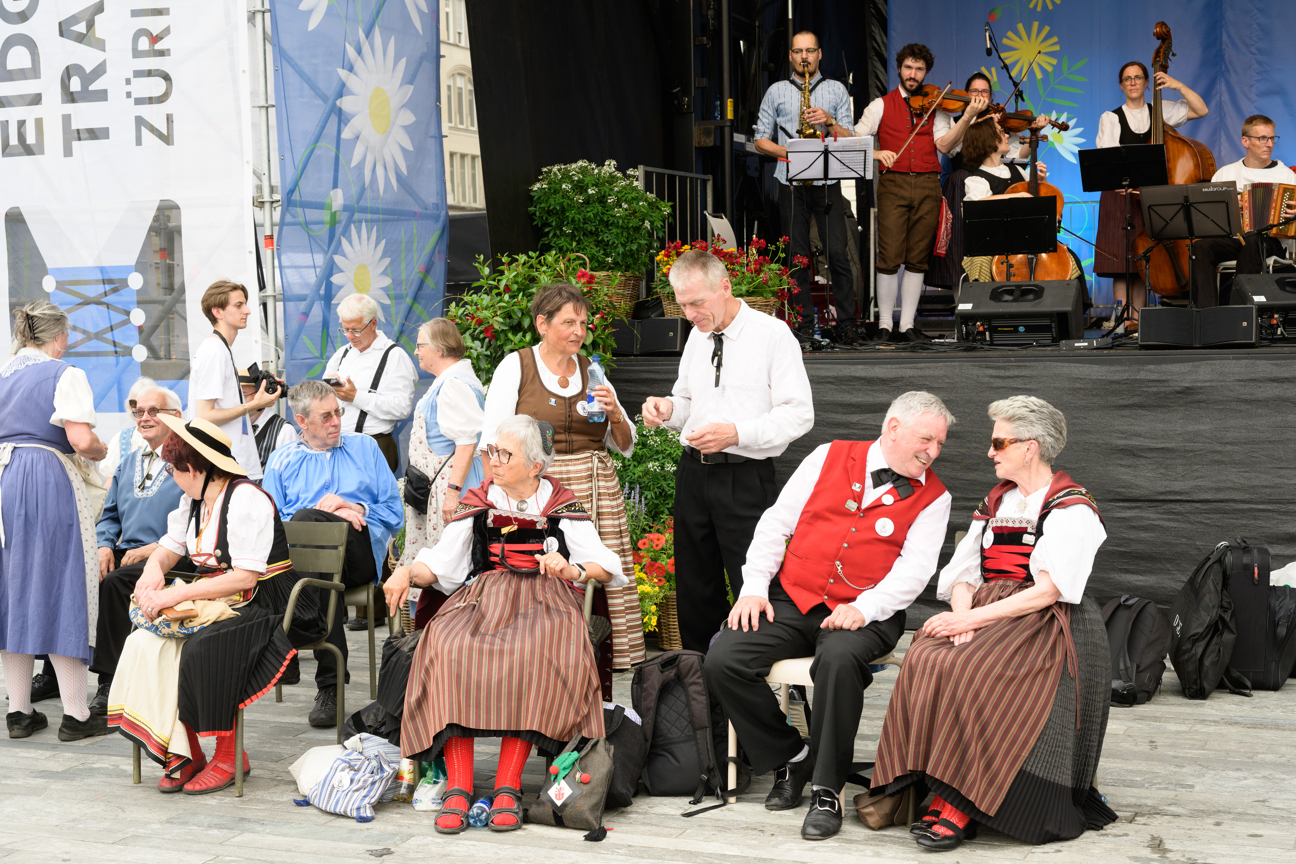 Samstag auf dem Sechseläutenplatz