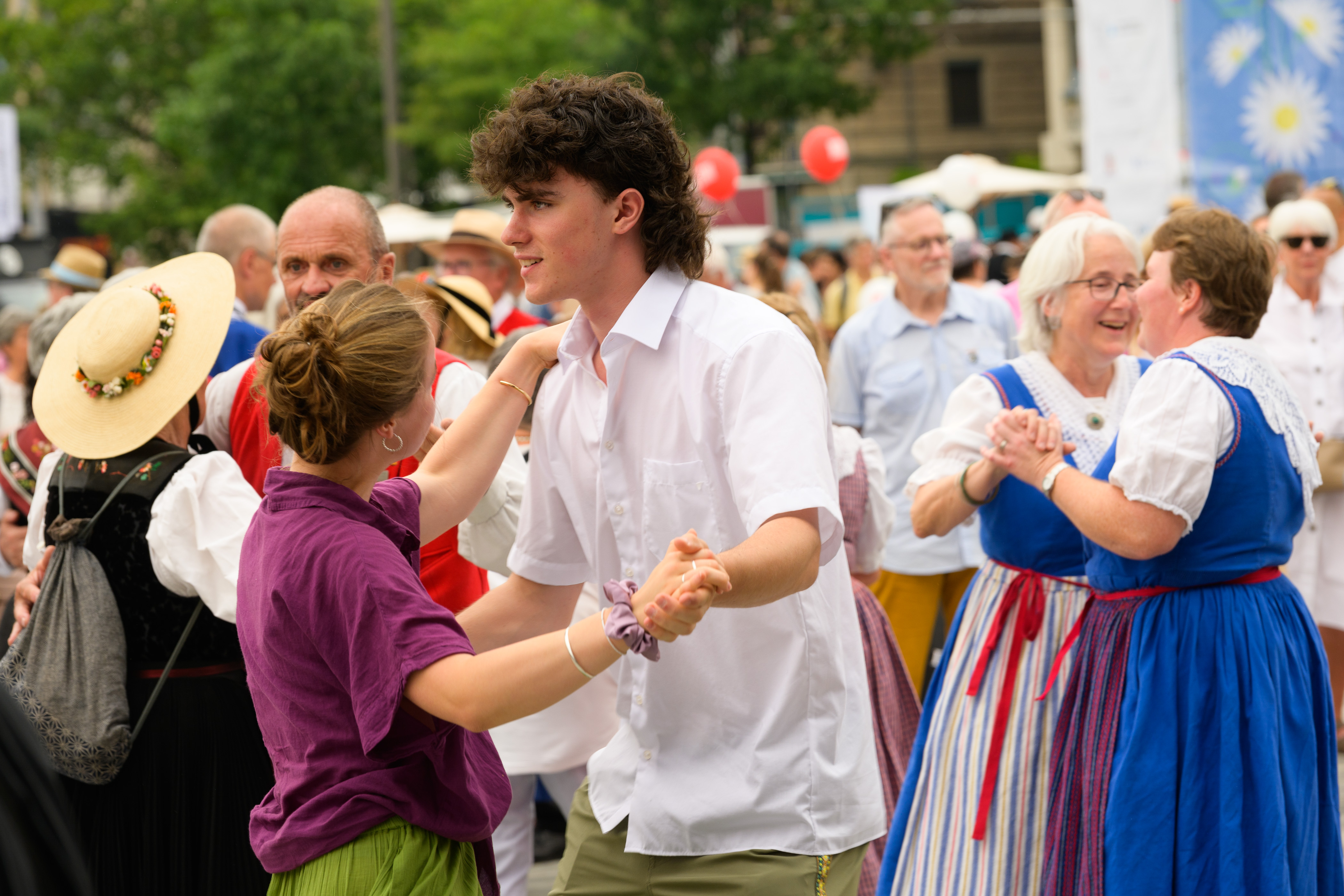 Samstag auf dem Sechseläutenplatz
