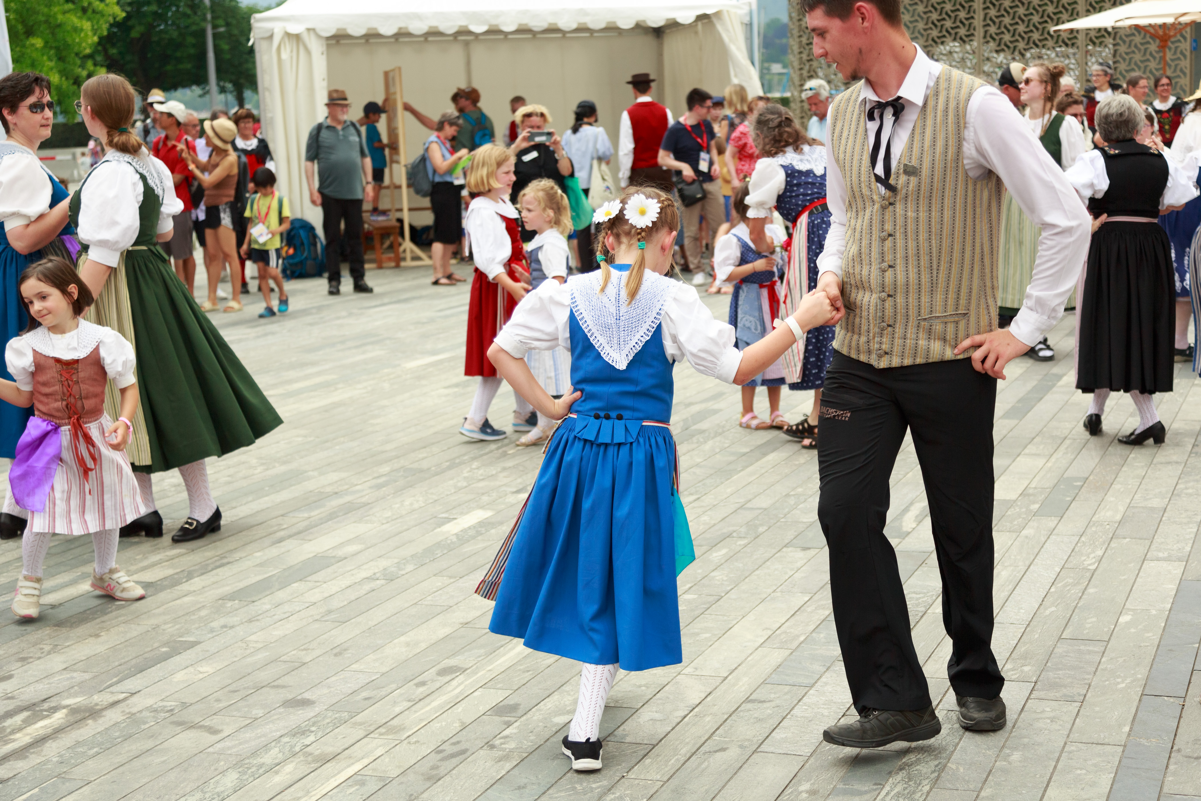 Samstag auf dem Sechseläutenplatz