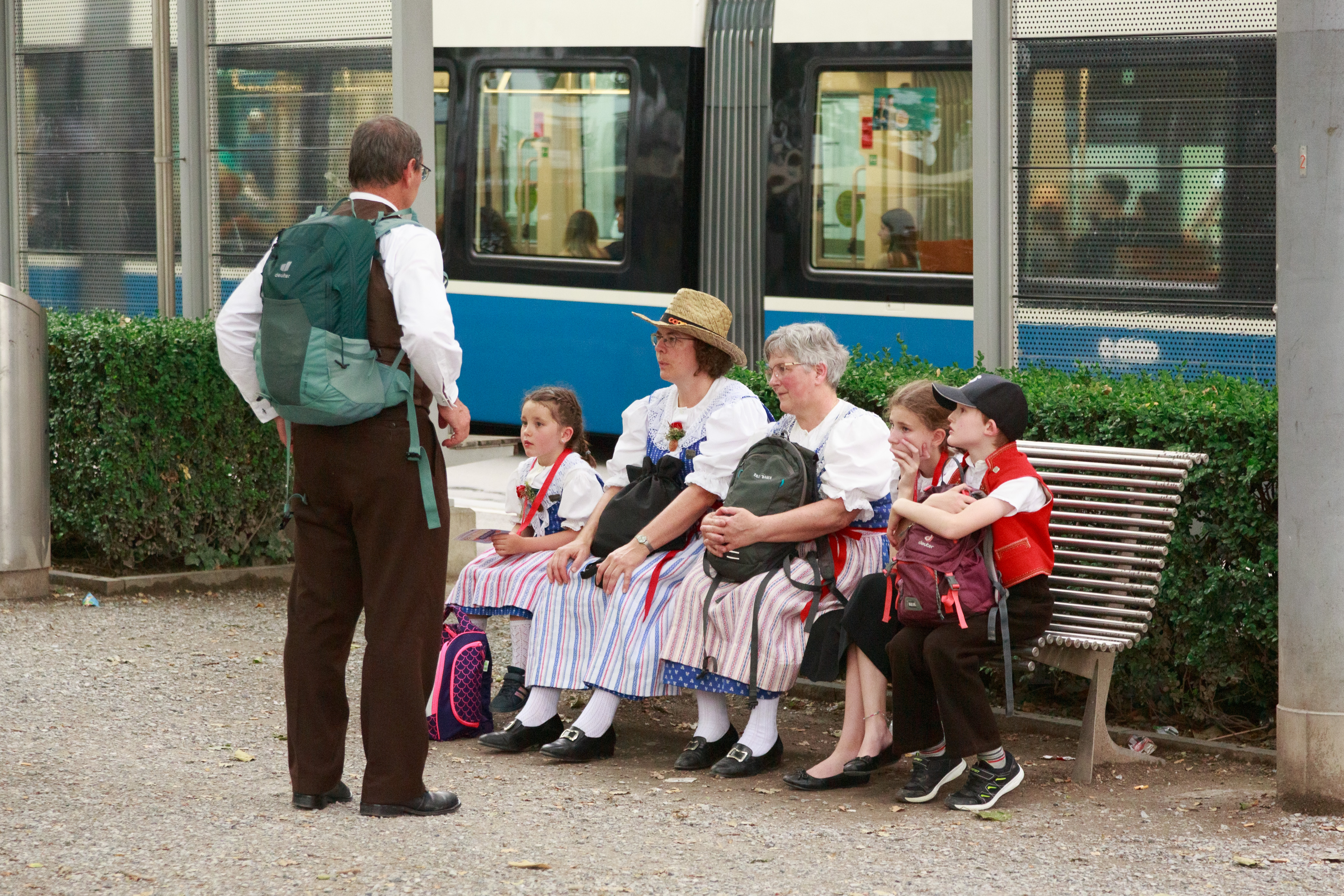 Samstag auf dem Sechseläutenplatz