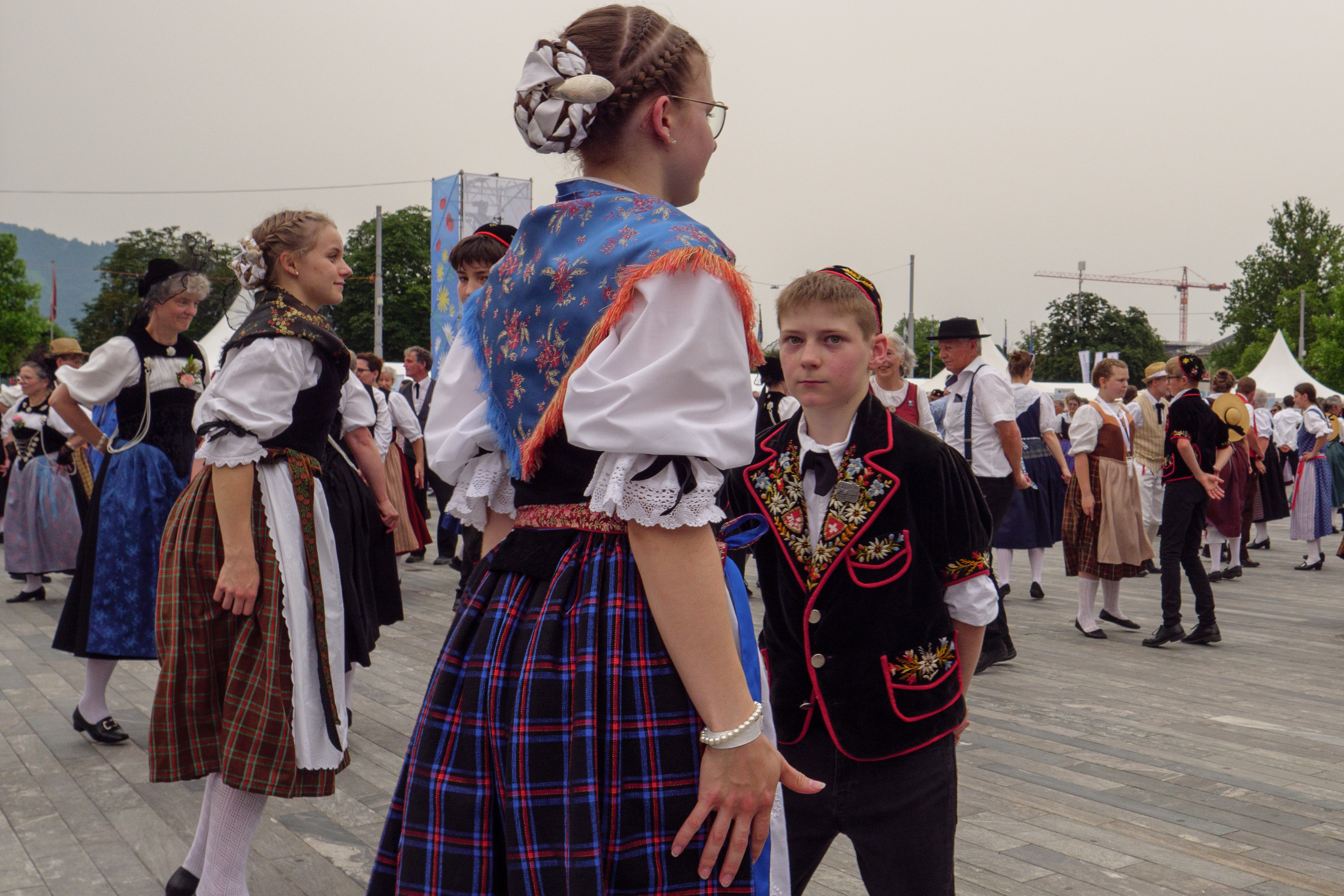 Samstag auf dem Sechseläutenplatz
