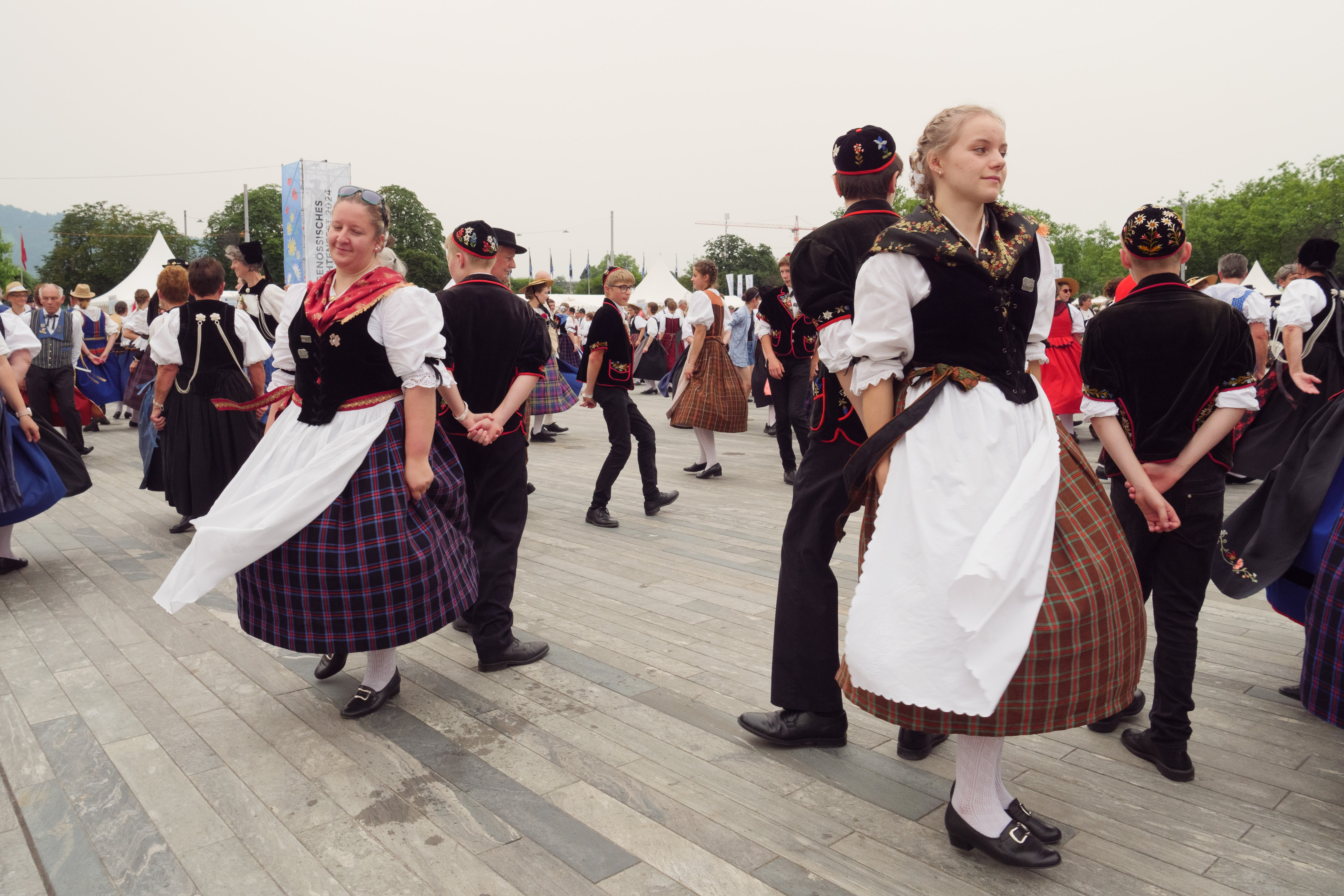 Samstag auf dem Sechseläutenplatz