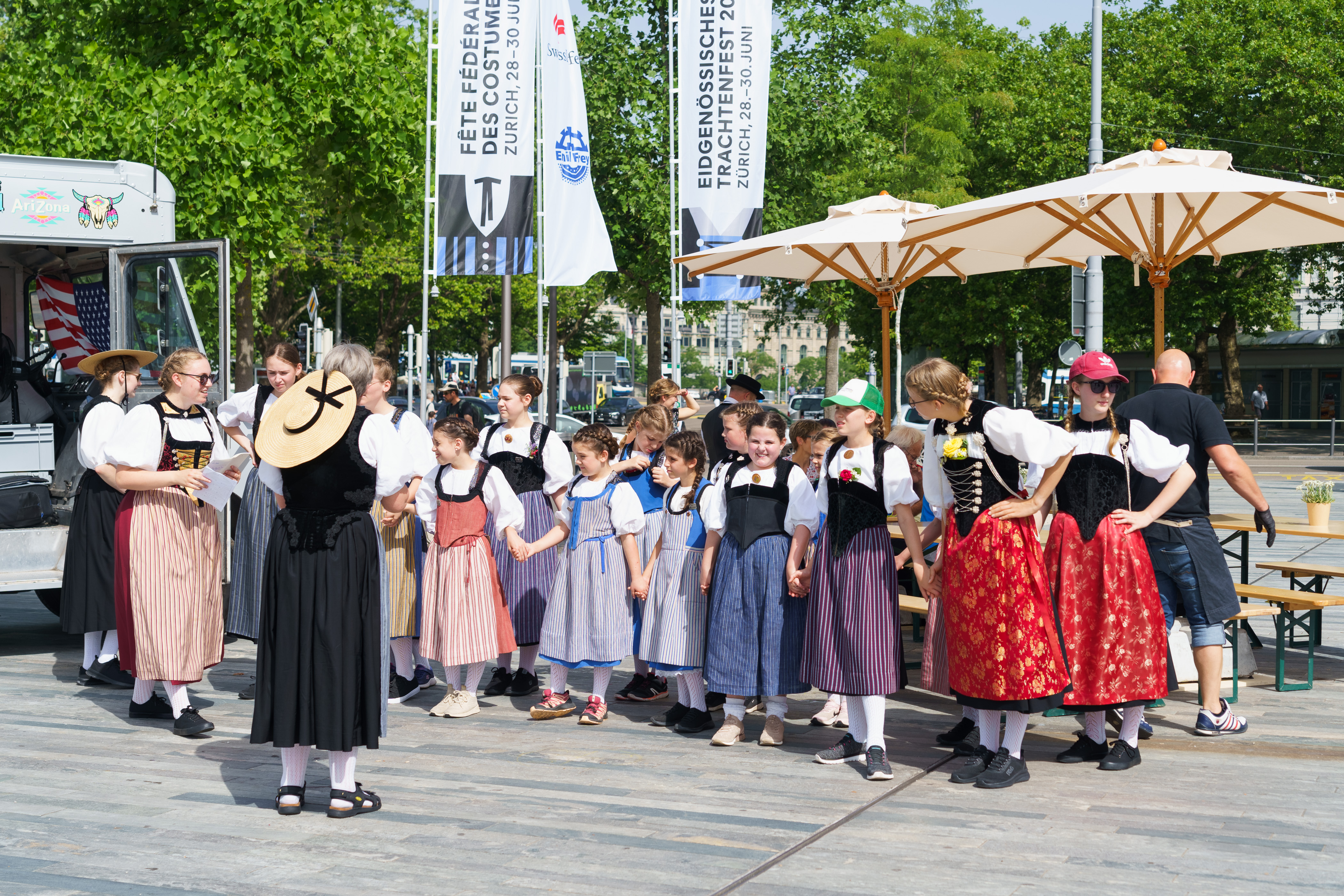 Samstag auf dem Sechseläutenplatz