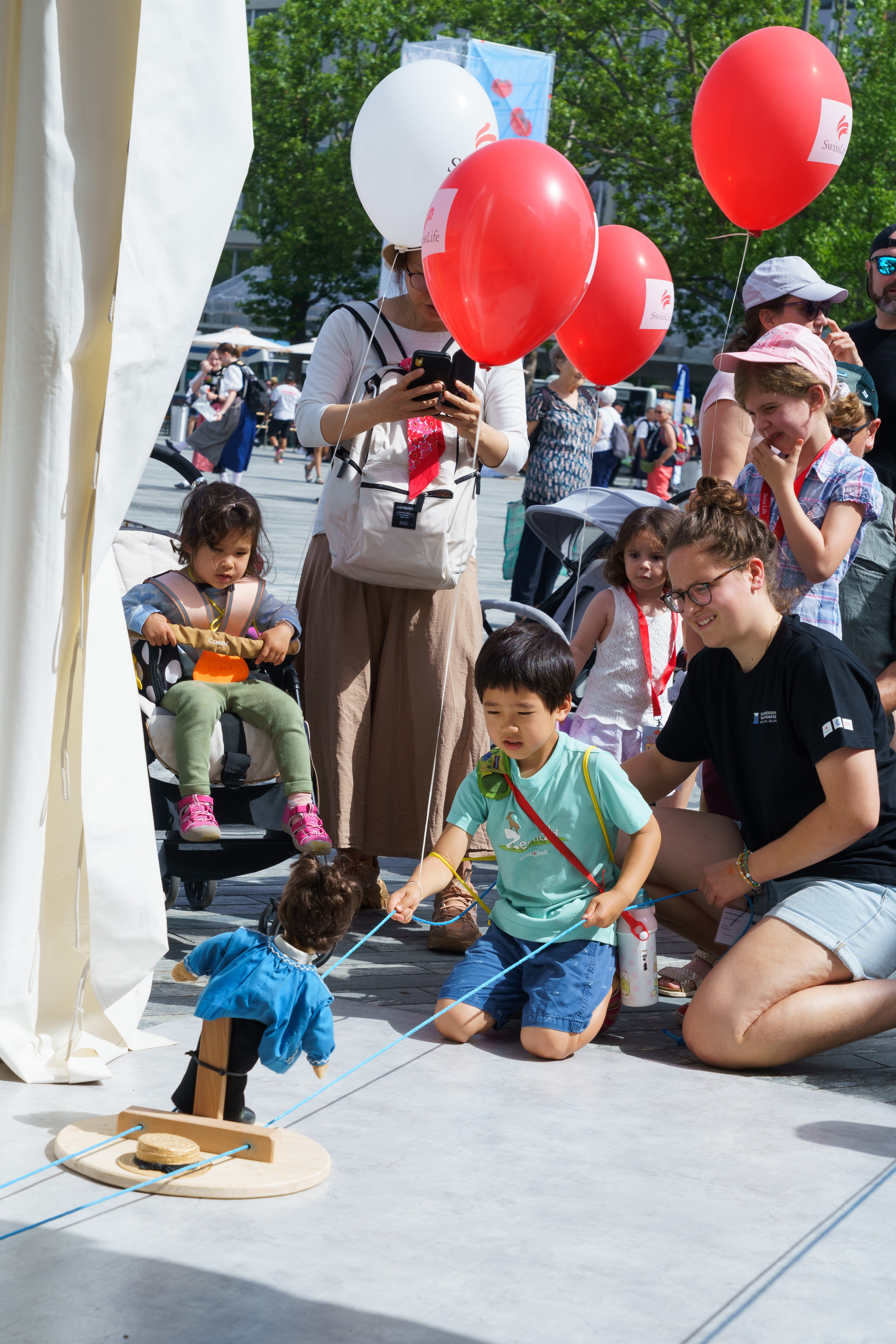 Samstag auf dem Sechseläutenplatz