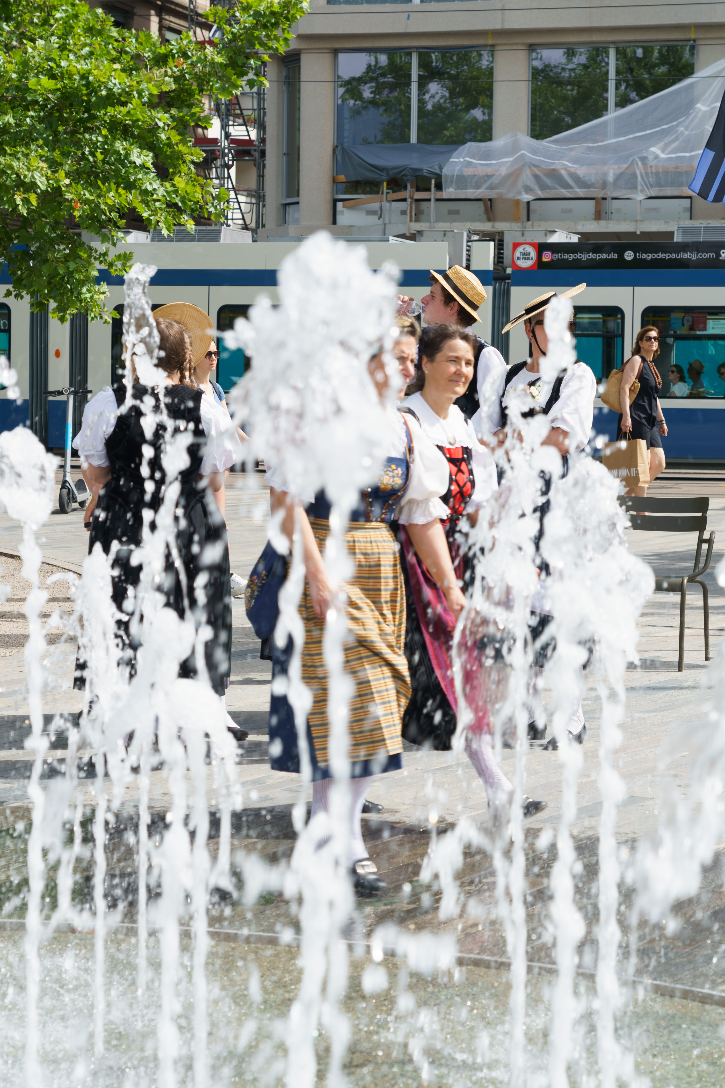 Samstag auf dem Sechseläutenplatz