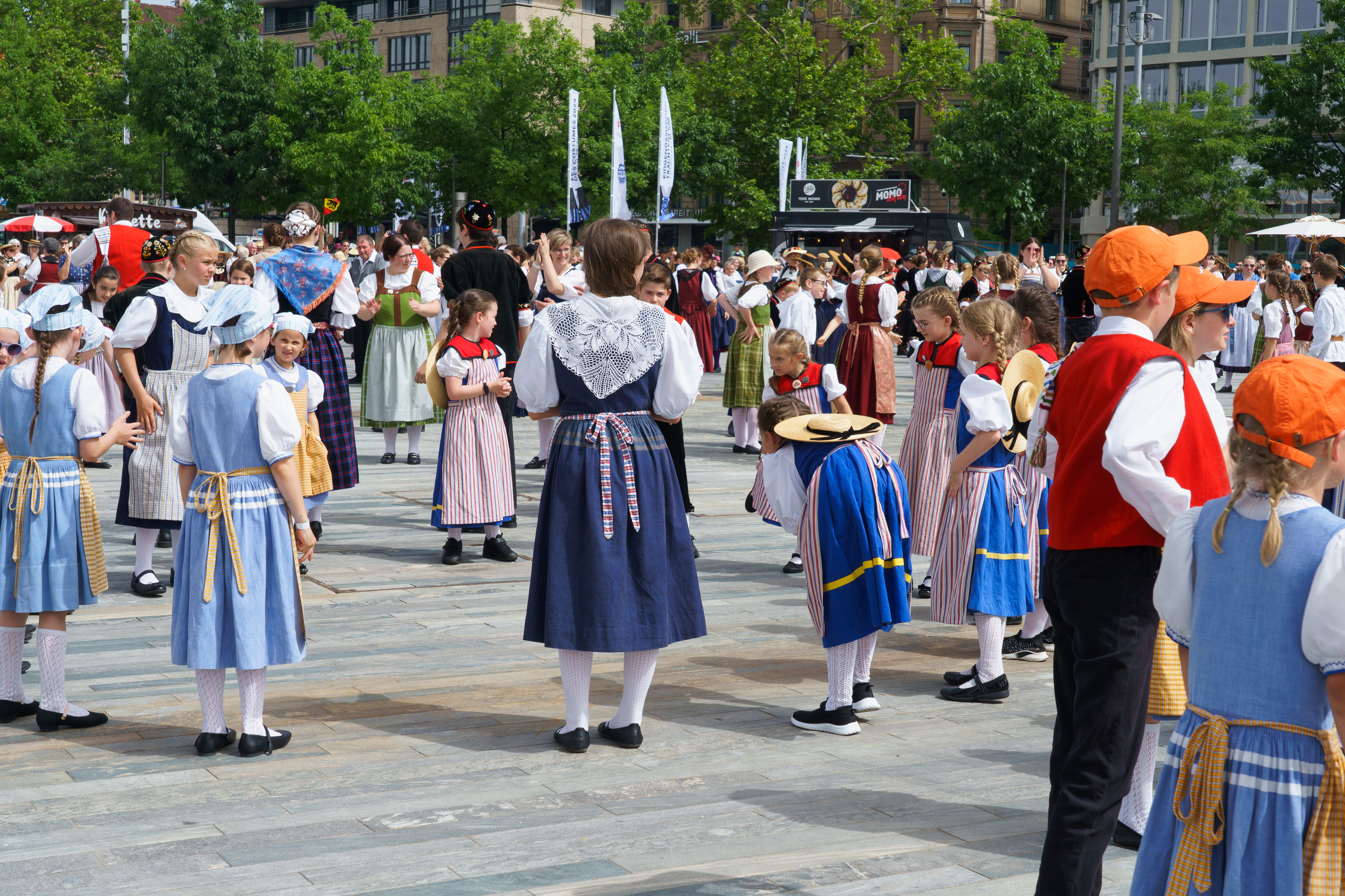 Samstag auf dem Sechseläutenplatz