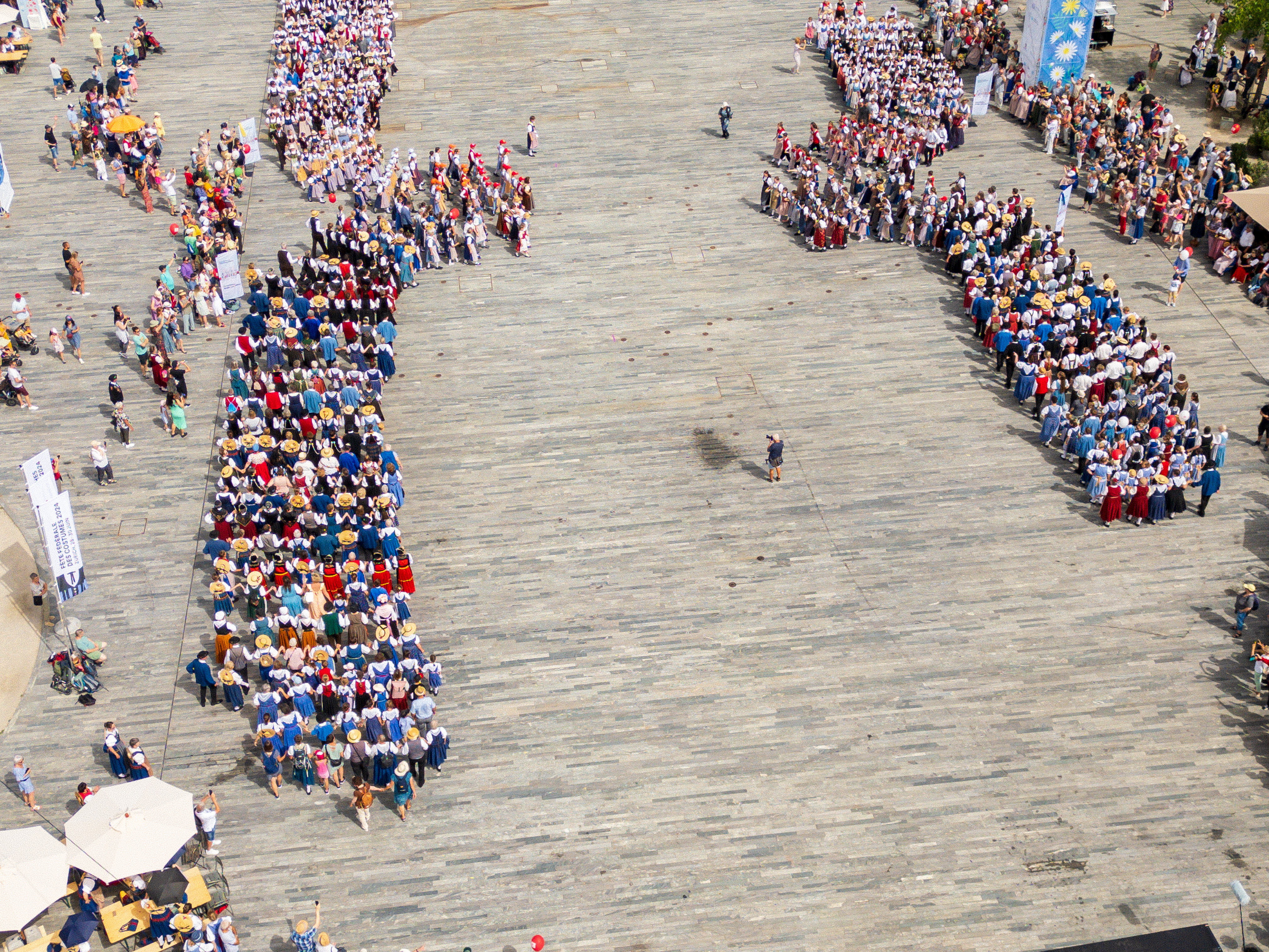 Samstag auf dem Sechseläutenplatz